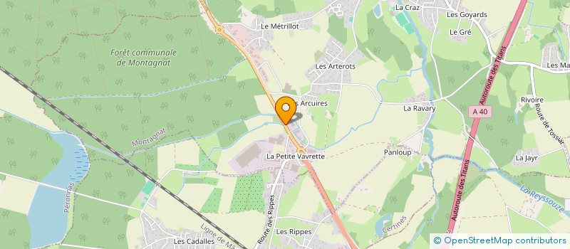 localisation de l'entreprise I.D. AMENAGEMENTS UTILITAIRES  MONTAGNAT