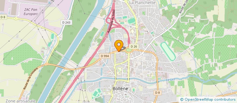 localisation de l'entreprise I.D AUTOMOBILES à BOLLENE