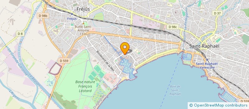 localisation de l'entreprise I.D.B.S.A à FREJUS