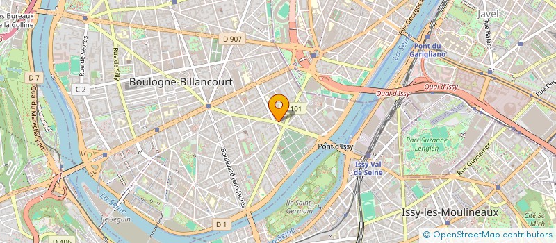 localisation de l'entreprise I.D BATIMENT à BOULOGNE-BILLANCOURT