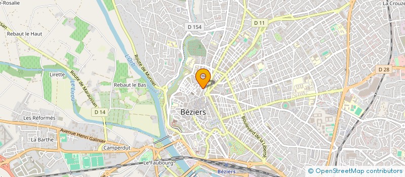 localisation de l'entreprise I.D.C  BEZIERS