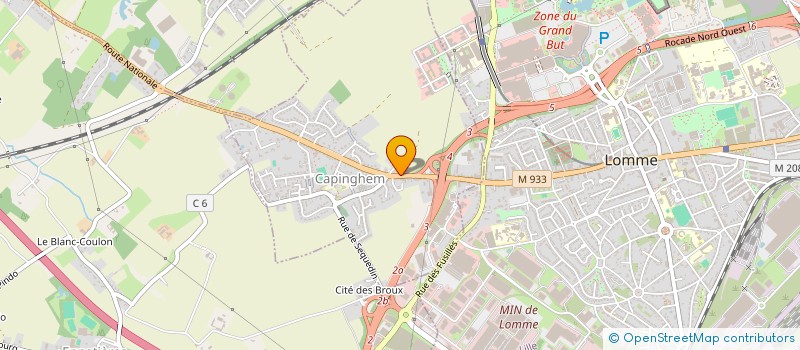localisation de l'entreprise I D CHAUFF à LILLE