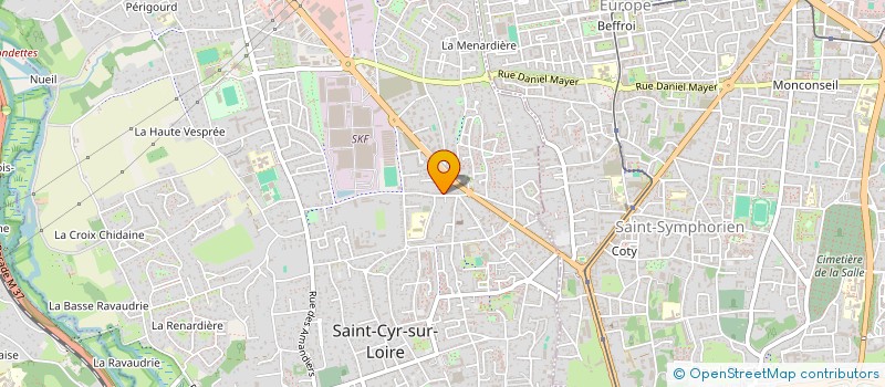 localisation de l'entreprise I.D. CONCEPT à SAINT-CYR-SUR-LOIRE