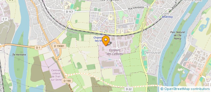 localisation de l'entreprise I-D CONCEPTS à CHANTELOUP-LES-VIGNES