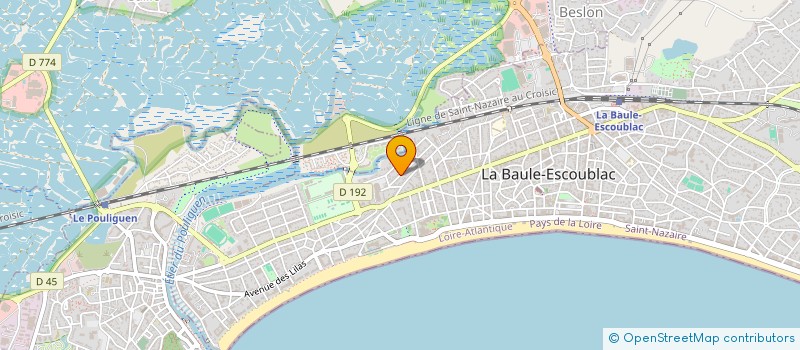 localisation de l'entreprise I.D CONSEIL à LA BAULE-ESCOUBLAC