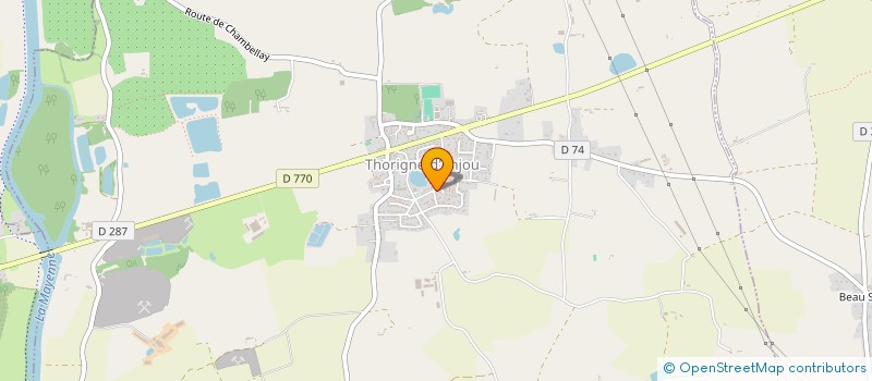 localisation de l'entreprise I D CREA TIF  ERDRE-EN-ANJOU