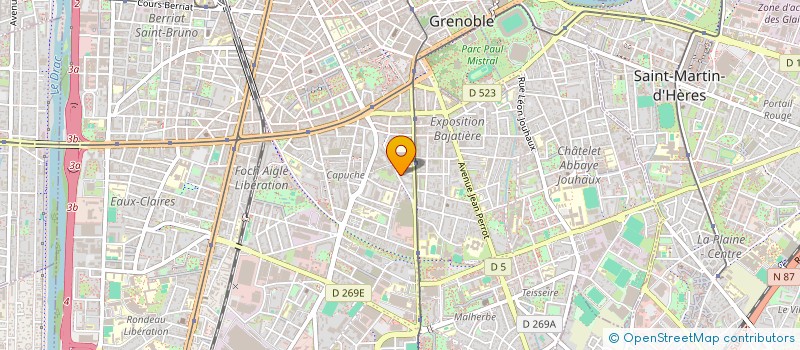 localisation de l'entreprise I.D. D'ISTRIB  GRENOBLE