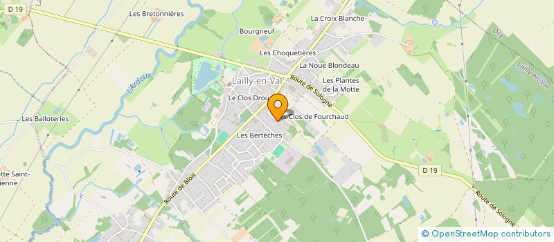 localisation de l'entreprise I.D.E.E. INSTAL DEPANNAGE EQUIP ELECTRIQ  LAILLY-EN-VAL