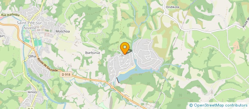 localisation de l'entreprise I.D.E ELEC 64  SAINT-PEE-SUR-NIVELLE