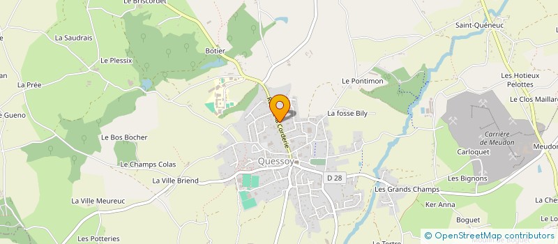 localisation de l'entreprise I D E M  QUESSOY