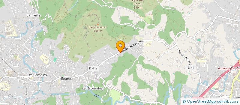localisation de l'entreprise I D E O CONSTRUCTION à AUBAGNE