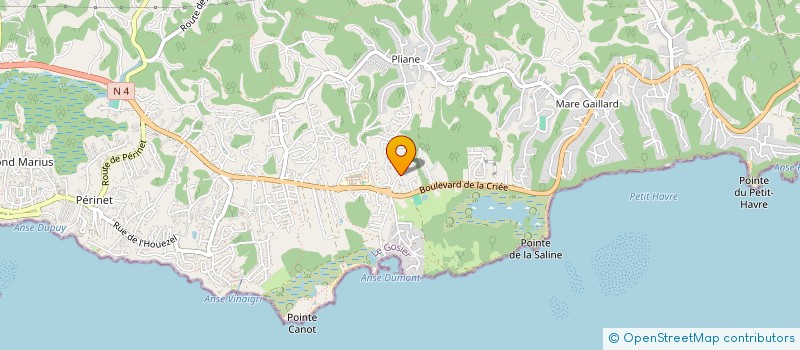 localisation de l'entreprise I.D.E.P  LE GOSIER