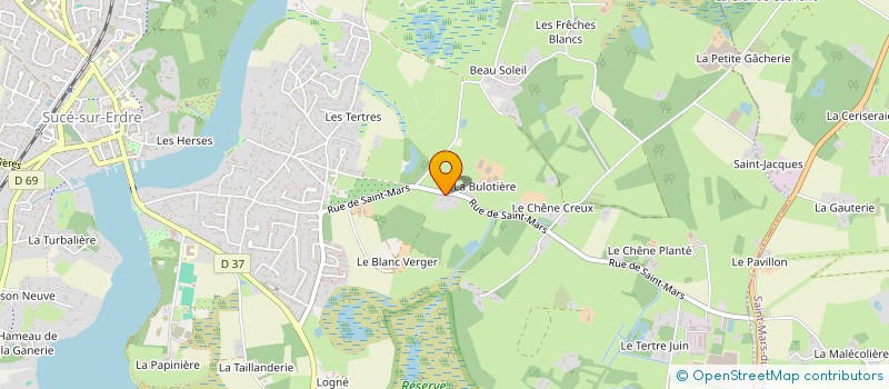 localisation de l'entreprise I.D. EAU  LA CHAPELLE-SUR-ERDRE