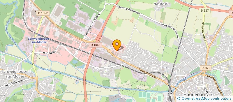 localisation de l'entreprise I.D.EQUIPEMENT à HAGUENAU