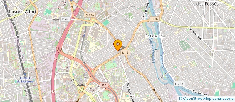 localisation de l'entreprise I.D.F. à CRETEIL