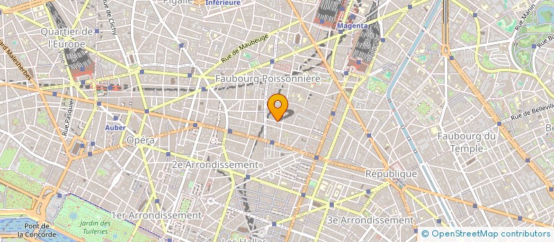localisation de l'entreprise I D F NEGOCE à PARIS