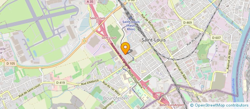 localisation de l'entreprise I D HA à SAINT-LOUIS