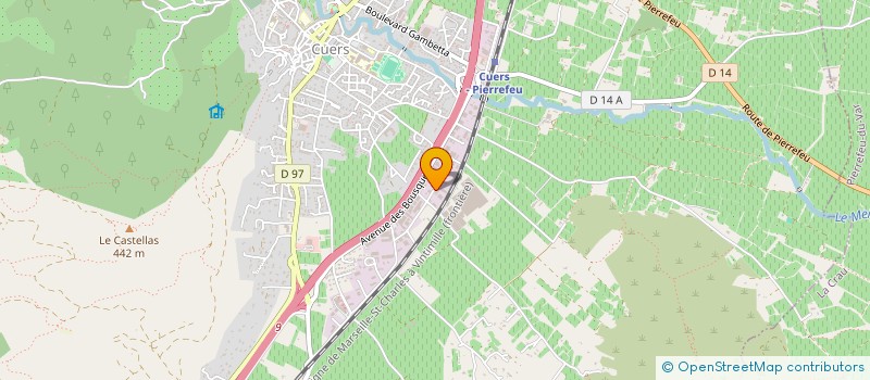 localisation de l'entreprise I D I  CUERS