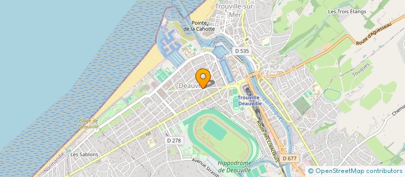 localisation de l'entreprise I D L  DEAUVILLE