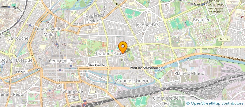 localisation de l'entreprise I-D L AGENCE IMAGE ET DEVELOPPEMENT  RENNES