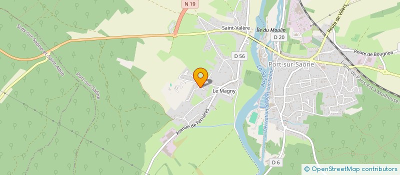 localisation de l'entreprise I.D.M ENERGIE  PORT-SUR-SAONE