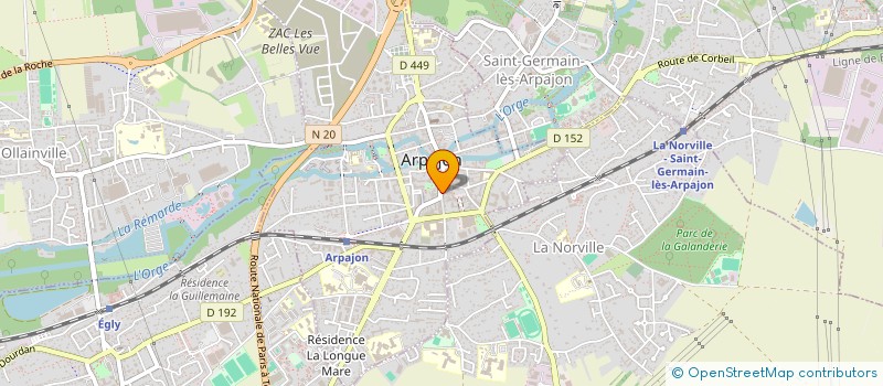localisation de l'entreprise I D M MARISCO à ARPAJON