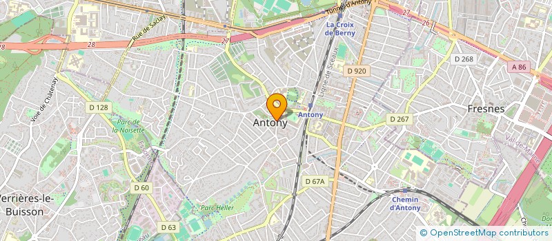 localisation de l'entreprise I.D.O. DES IDEES POUR DEMAIN à ANTONY