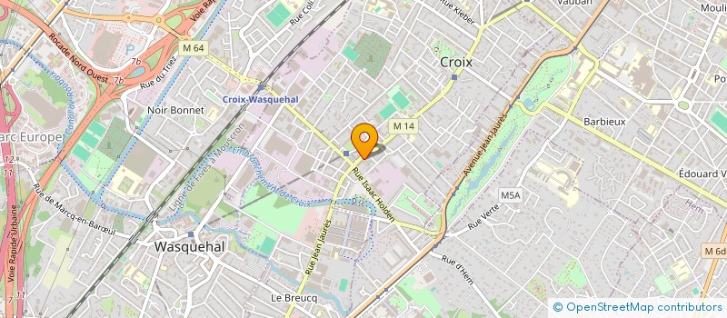 localisation de l'entreprise I D OPTIC à CROIX