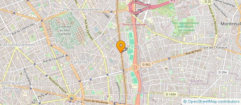 localisation de l'entreprise I D P M BATIMENT  PARIS