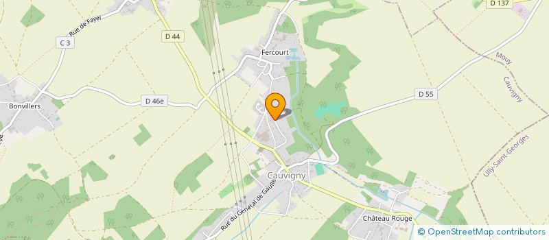 localisation de l'entreprise I D PLOMBERIE à CAUVIGNY