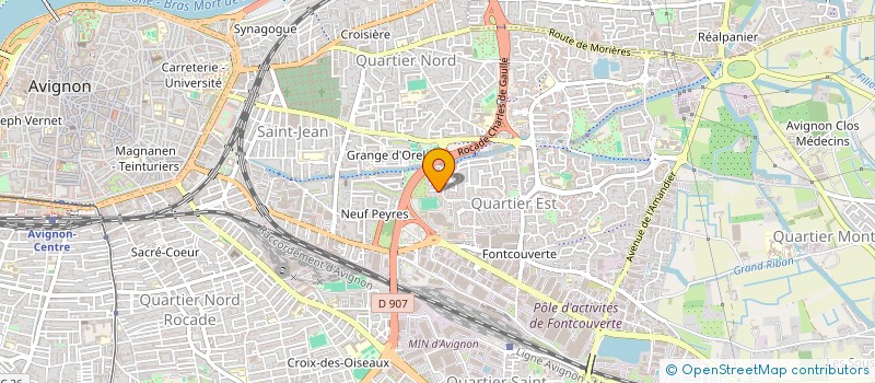 localisation de l'entreprise I.D. PRESS  AVIGNON