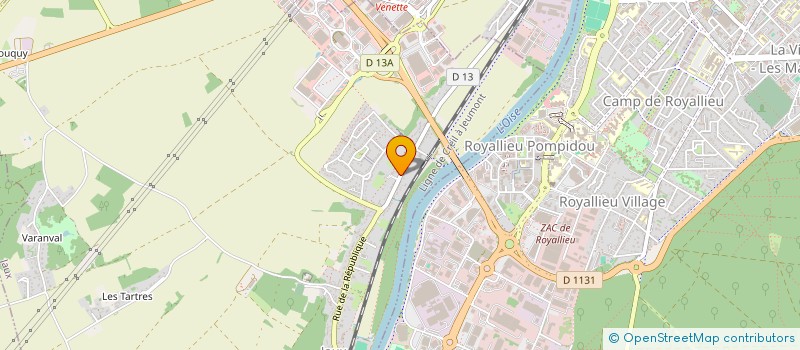 localisation de l'entreprise I D. PUB S.A.R.L.  JAUX