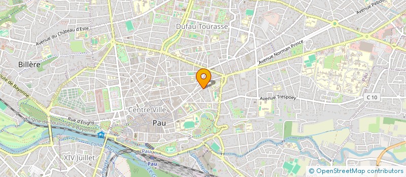 localisation de l'entreprise I D PYRENEES PEINTURES à PAU