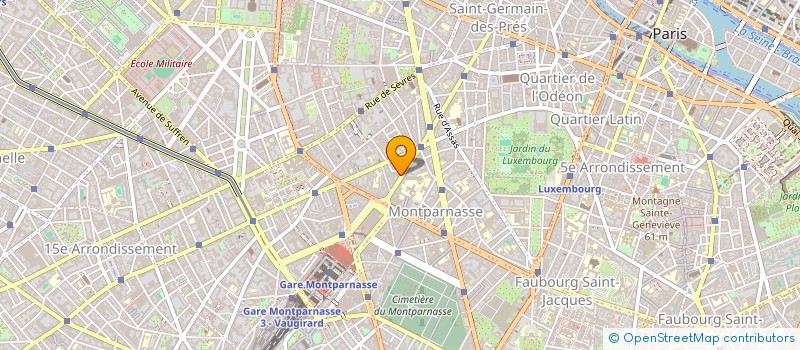 localisation de l'entreprise I.D.R.A. INGENIERIE DEVELOPPEMENT RECHERCHE ARCHITECTURE  PARIS