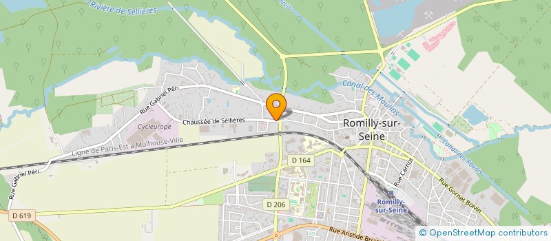 localisation de l'entreprise I.D.R.M à ROMILLY SUR SEINE
