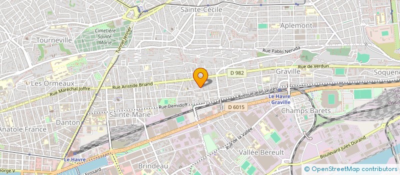 localisation de l'entreprise I D  RENOVATION à LE HAVRE