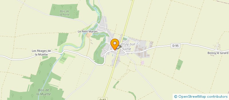 localisation de l'entreprise I.D. RENOVATION SARL  AUTRUY-SUR-JUINE