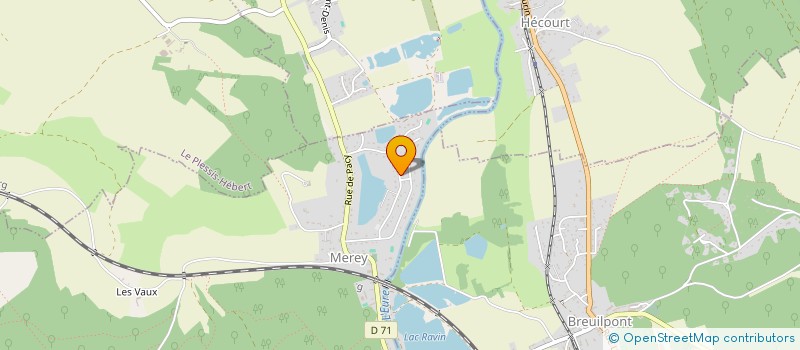 localisation de l'entreprise I.D ROBIN  MEREY