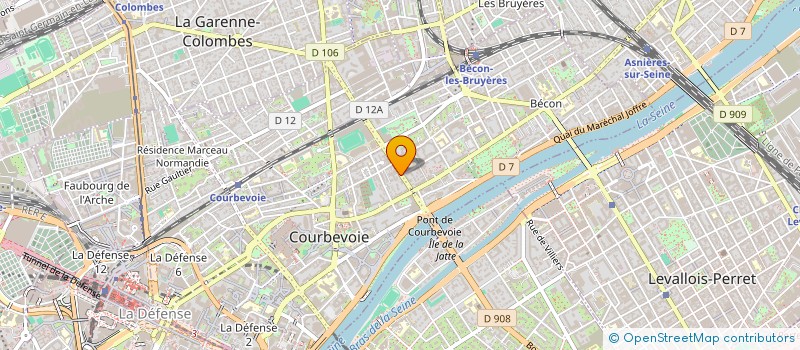 localisation de l'entreprise I.D.S. à COURBEVOIE
