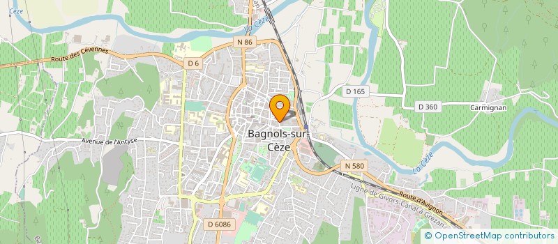 localisation de l'entreprise I.D.S. à BAGNOLS-SUR-CEZE