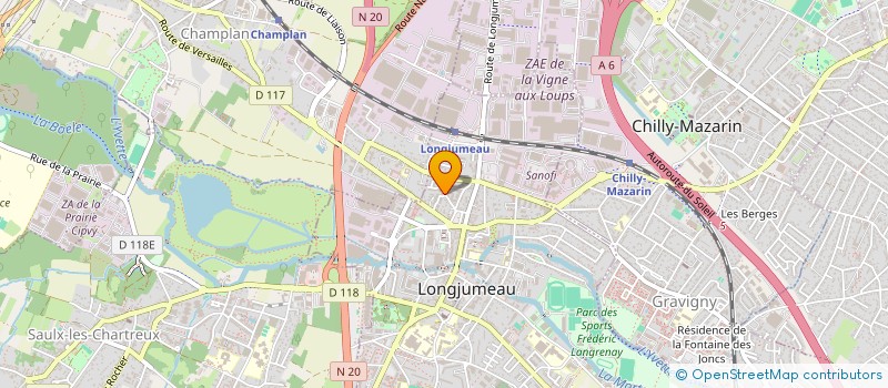 localisation de l'entreprise I.D.S à LONGJUMEAU