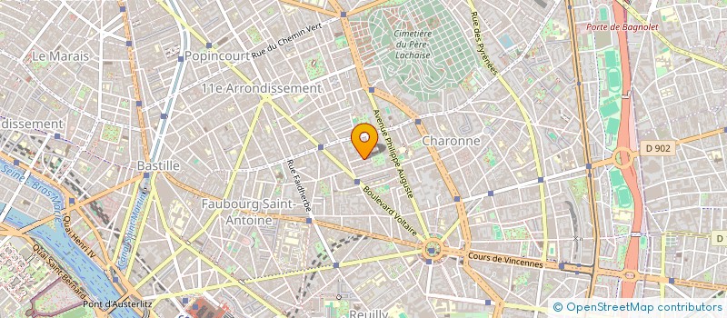 localisation de l'entreprise I D SERVEUR à PARIS