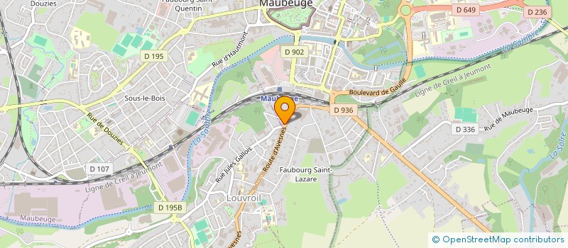 localisation de l'entreprise I.D STOCKS  MAUBEUGE