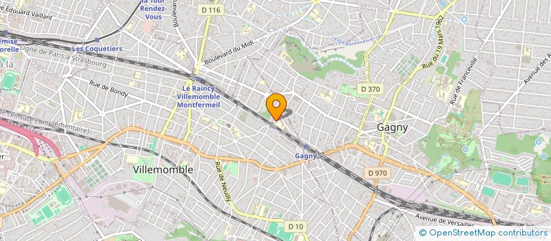 localisation de l'entreprise I D V à VILLEMOMBLE