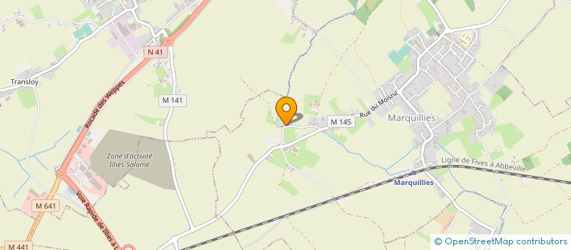 localisation de l'entreprise I.D'WEPPES  MARQUILLIES