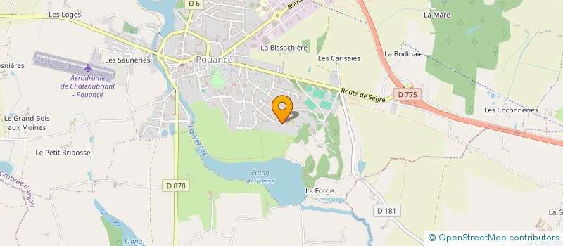 localisation de l'entreprise I D Y GOISET à OMBREE D'ANJOU