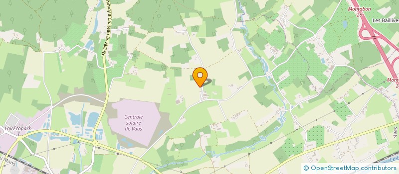localisation de l'entreprise I.DEPUB à MONTVAL-SUR-LOIR