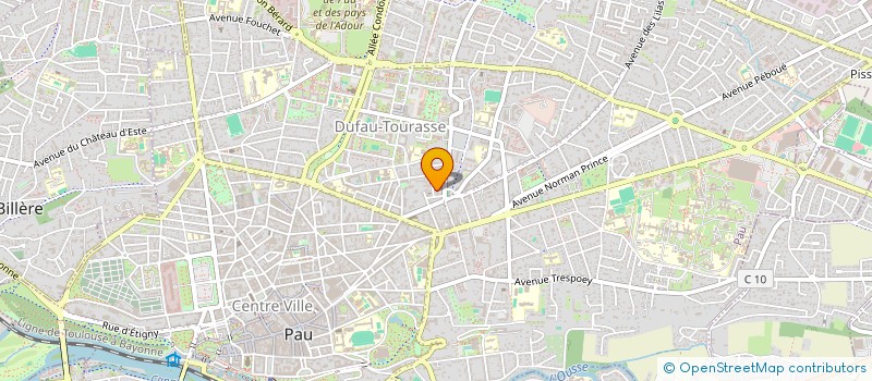 localisation de l'entreprise I-DESIGN à PAU