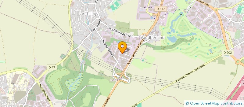 localisation de l'entreprise I DESIGN  CERGY