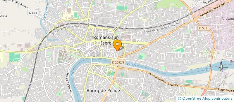 localisation de l'entreprise I-DISCS.COM à ROMANS-SUR-ISERE